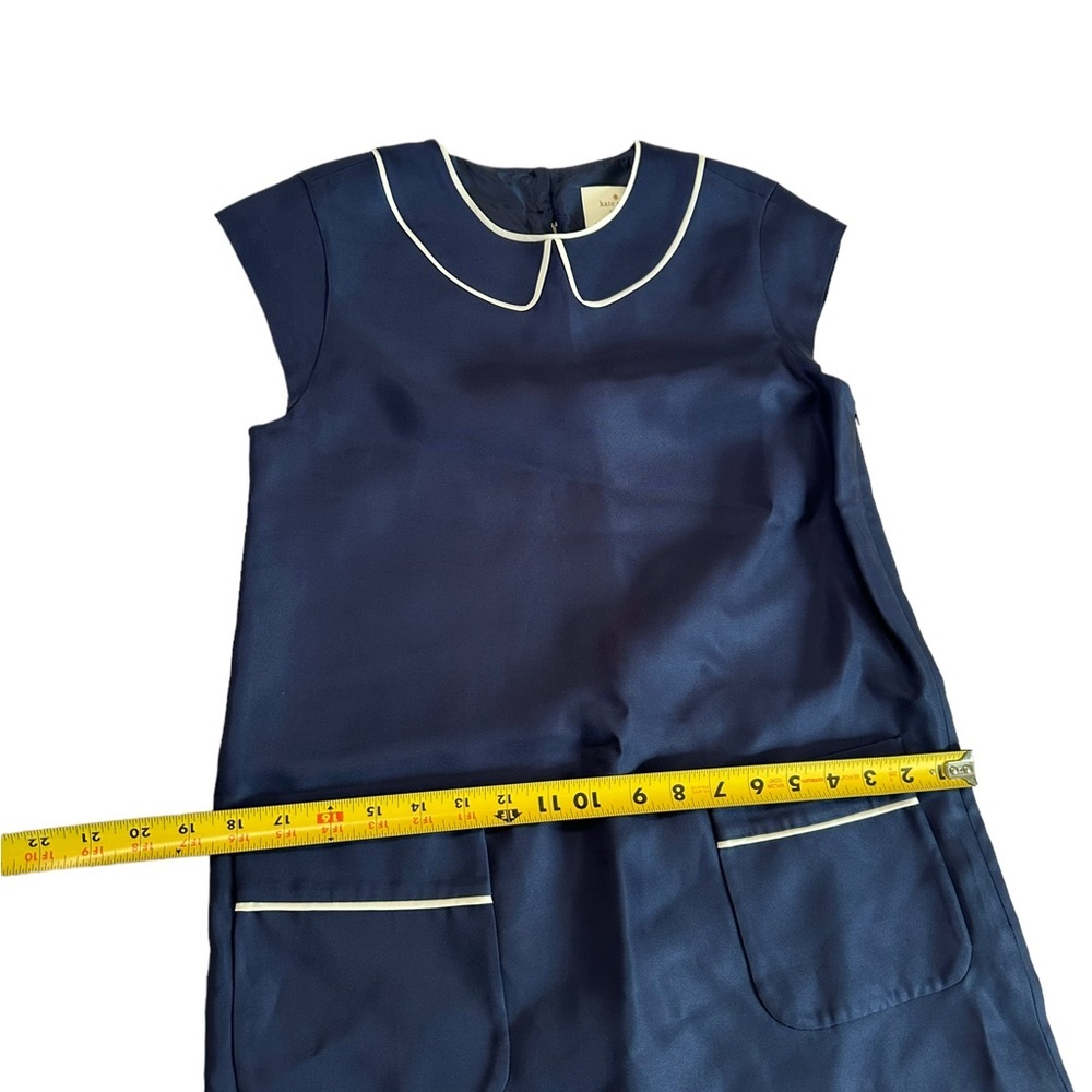 Kate Spade French Thelma Peter Pan Collar Dress Size 4 - Picture 13 of 17